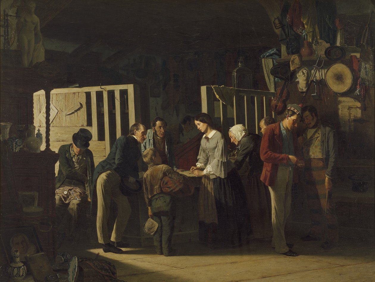 متجر البيدق الثاني ، 1859 بواسطة Carl Hendrik d Unker