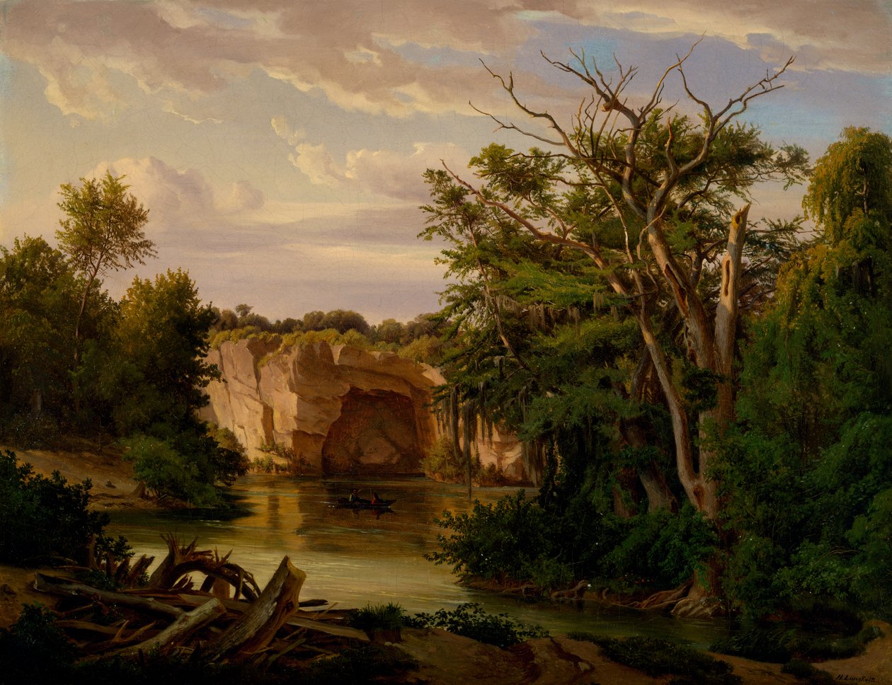 منظر طبيعي لتلة البلد ، 1862 بواسطة Carl Hermann Frederick Lungkwitz