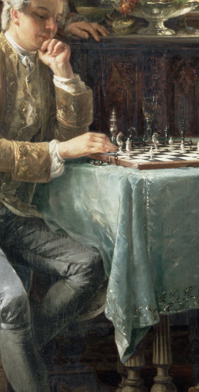 لاعبو الشطرنج ، 1887 بواسطة كارل هربفر