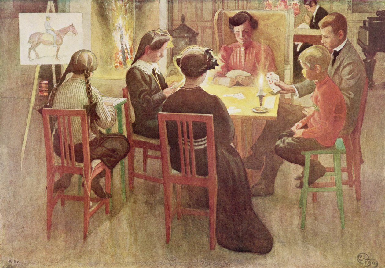 عطلة عيد الميلاد ، حانة. في &39;Lasst Licht Hinin&39; (`` Let in More Light &39;&39;) ، 1909 بواسطة كارل لارسون