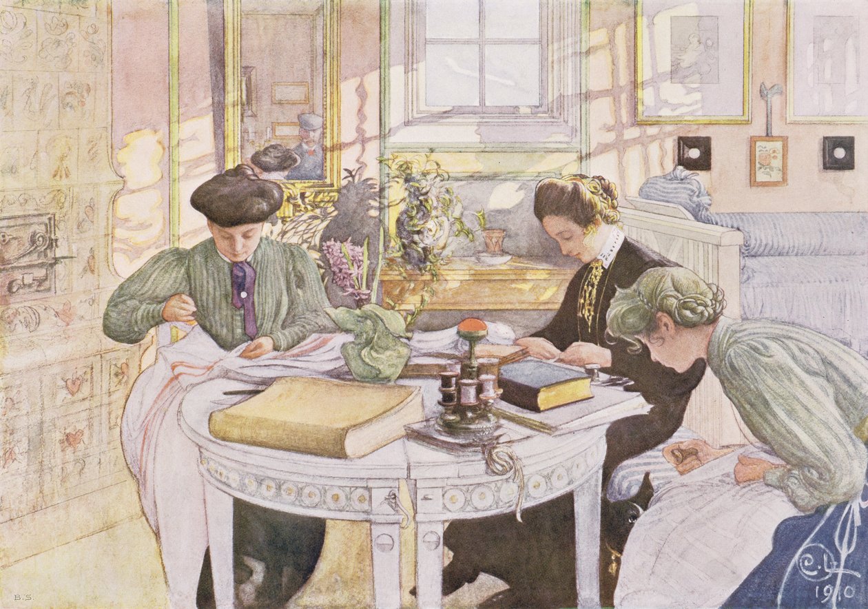 تروسو ، حانة. في "السماح بدخول المزيد من الضوء" ، 1910 بواسطة كارل لارسون