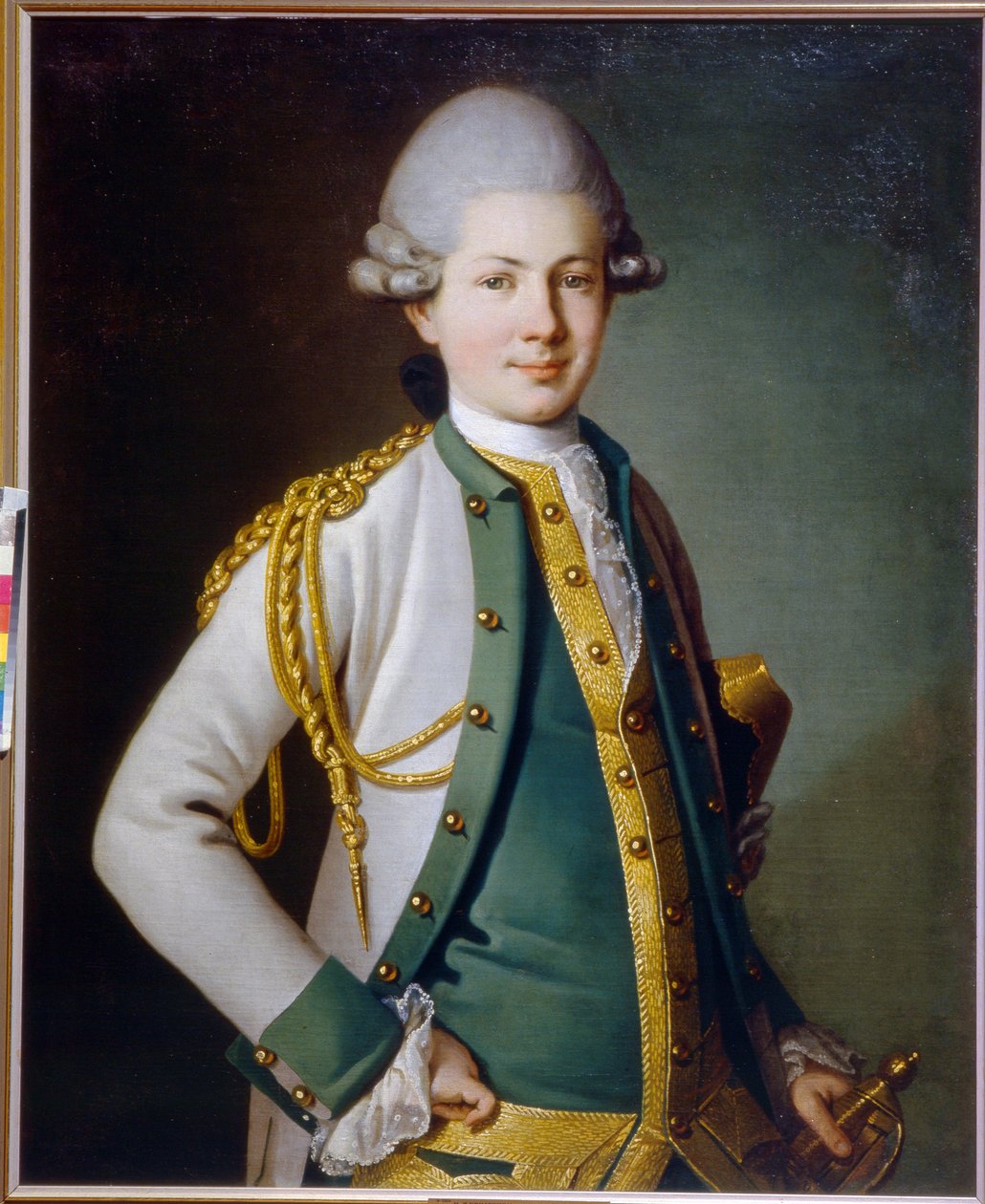 Portrait du comte Nicolay Semyonovich Mordvinov (1754-1845) (Portrait of the Count NS Mordvinov). لوحة لكارل لودفيج يوهان كريستينك (1733-1793 أو 1794) ، زيت على قماش بواسطة كارل لودفيج كريستينيك