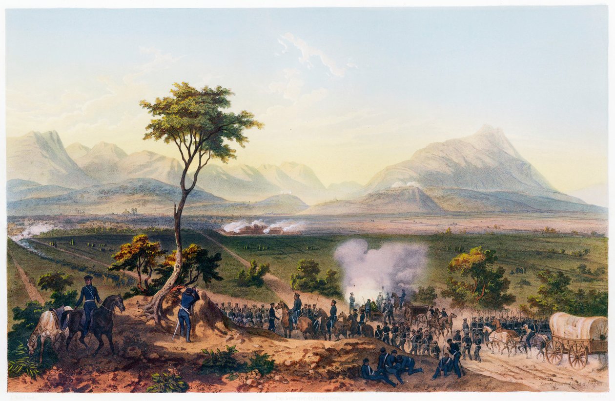 القبض على مونتيري ، حانة. 1851. بواسطة كارل نيبل