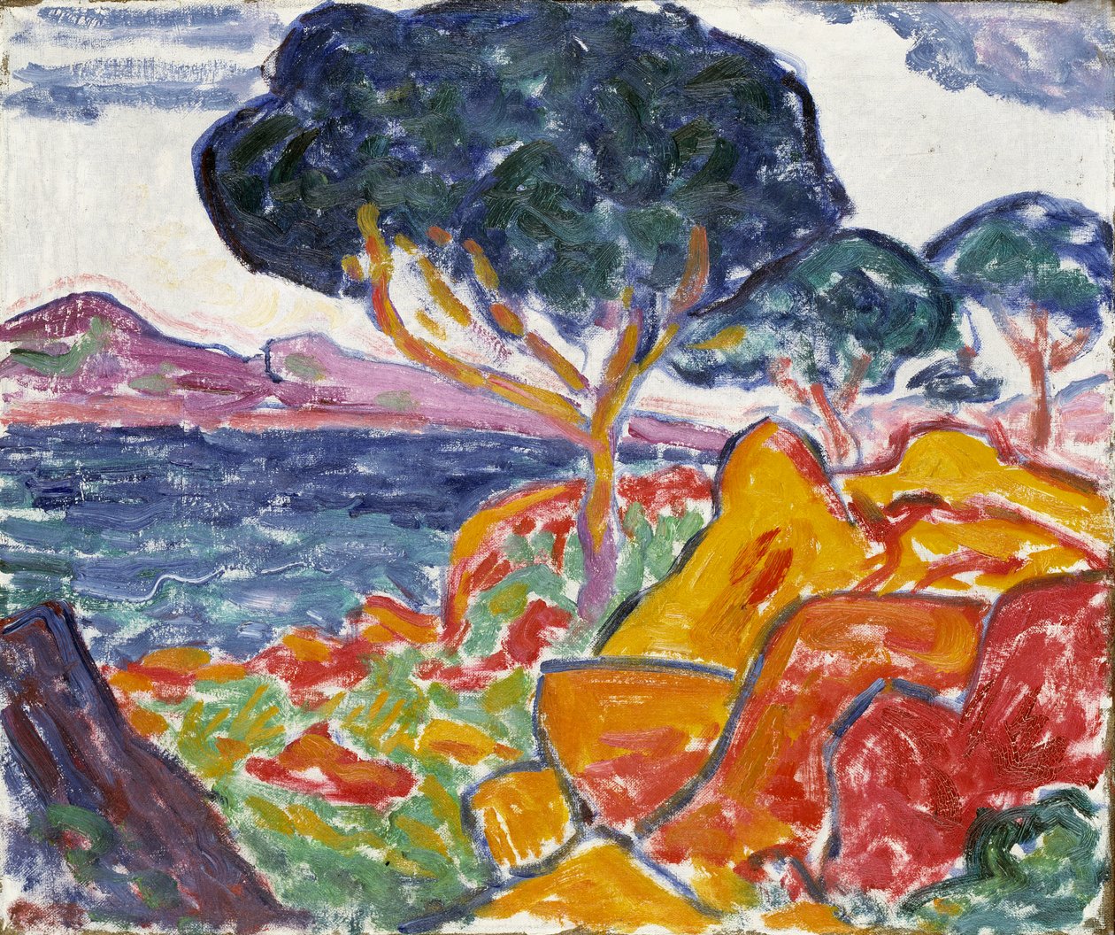 المناظر الطبيعية ، كاليفورنيا. 1909-1914. بواسطة كارل نيومان