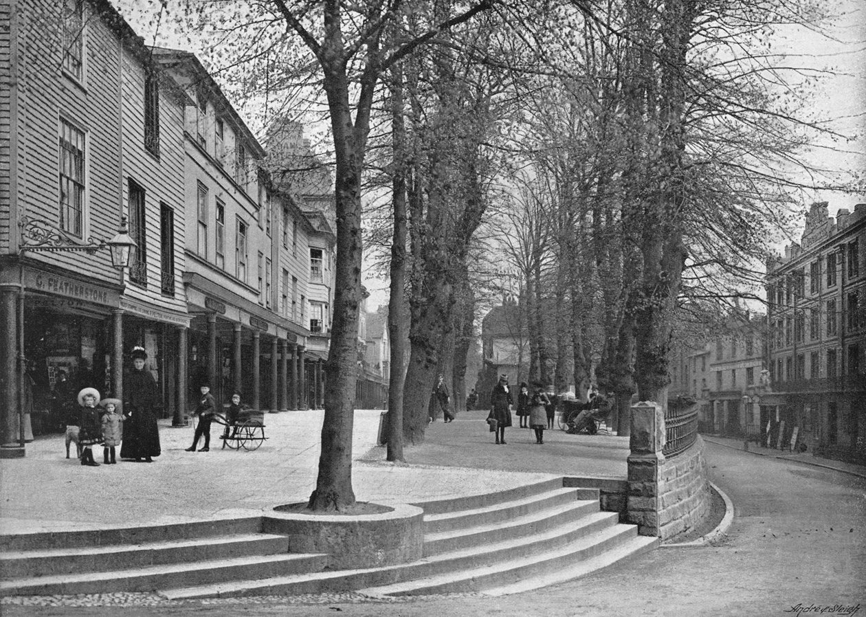 ال Pantiles ، Tunbridge Wells ، c1896 بواسطة كارل نورمان