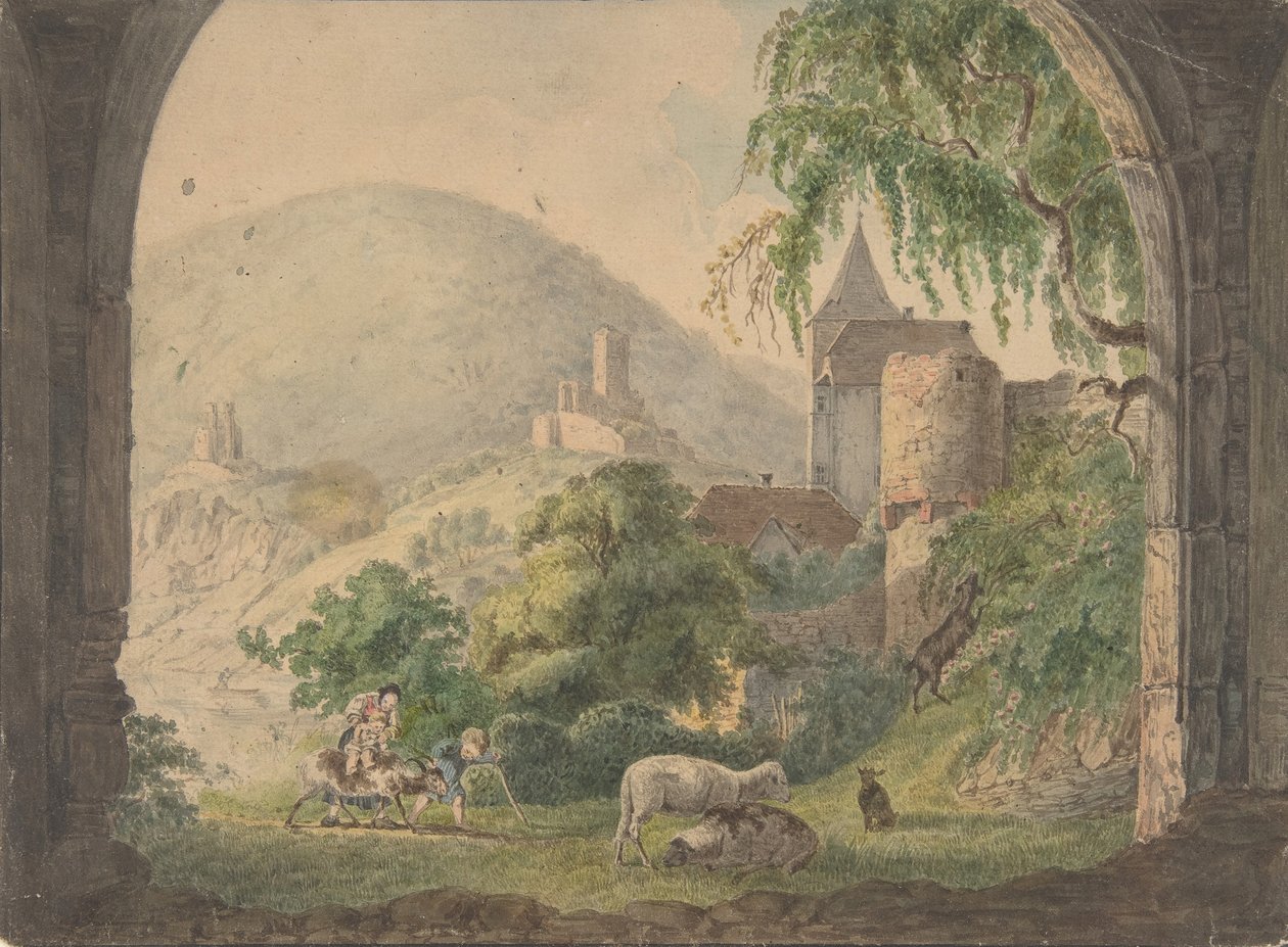 قلاع نيكارستيناخ الأربع ، 1800-1818. بواسطة كارل فيليب فور