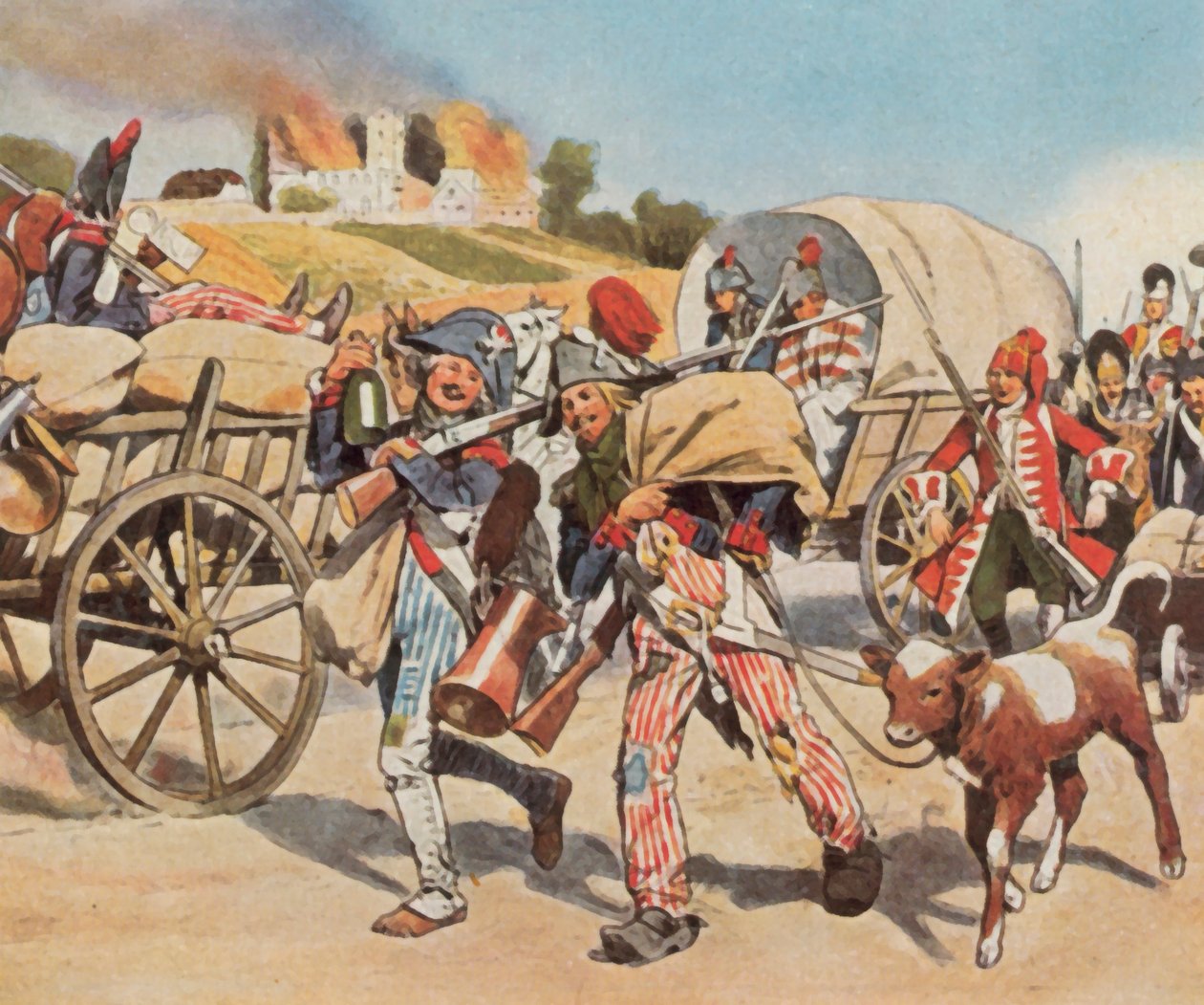 جنود الثورة الفرنسية في بالاتينات بواسطة كارل روشلينج