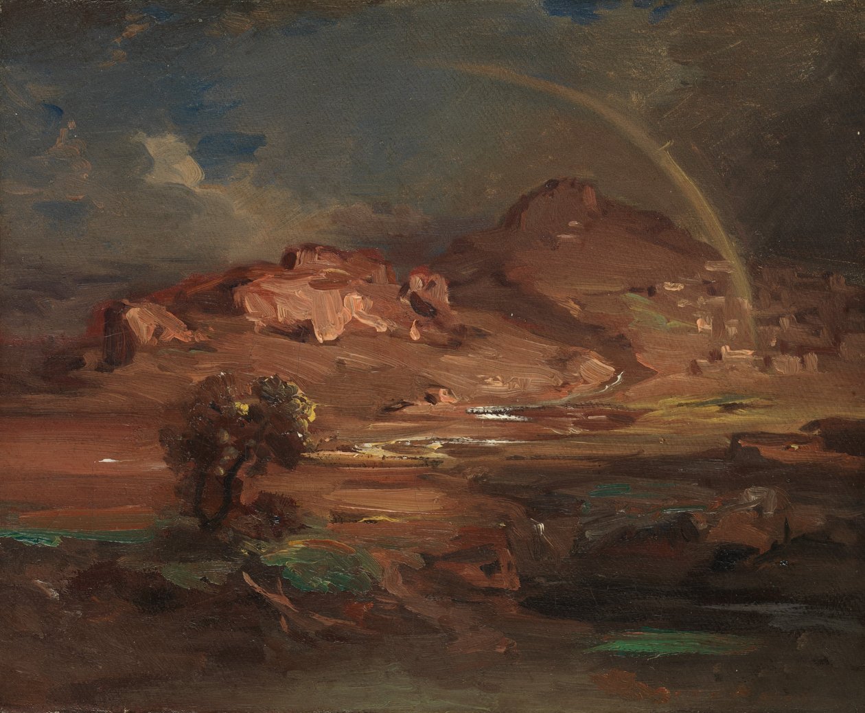 المقبرة في برونويا بالقرب من Nauplia ، كاليفورنيا. 1841-47. بواسطة كارل روتمان