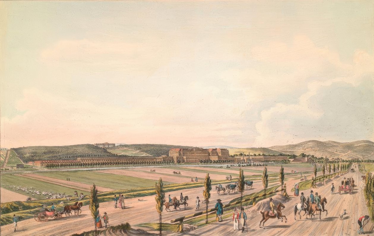 منظر عام ل KKSchlosses Schönbrunn بواسطة كارل شويتز