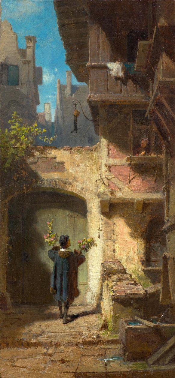 The Well-Wisher ، حوالي 1860. بواسطة كارل سبيتزويج