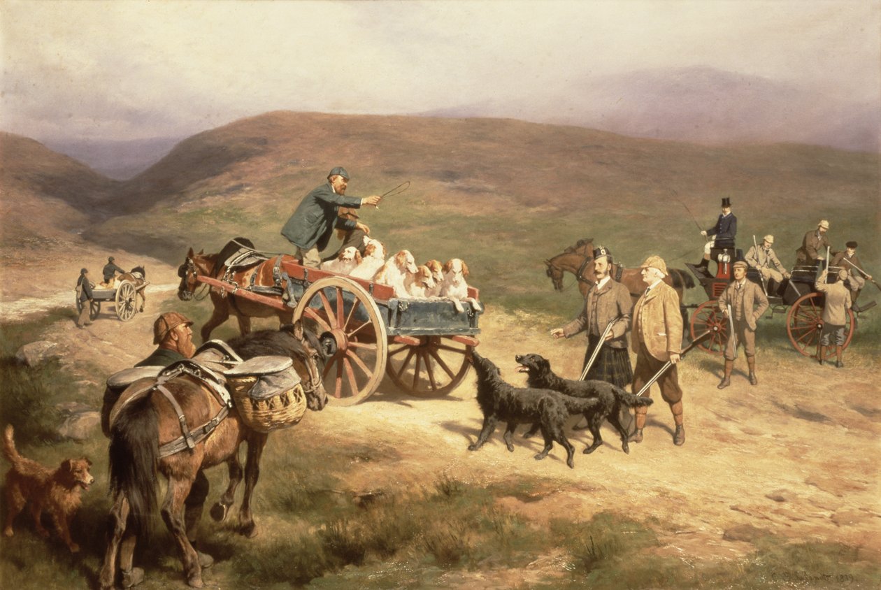إطلاق النار على ملكية غلينانار في أبردينشاير ، 1889 بواسطة كارل سورلاند