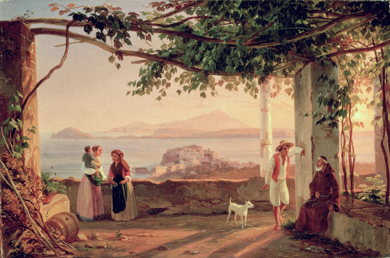 Pozzuoli ، c.1831 بواسطة كارل فيلهلم جويتزلوف