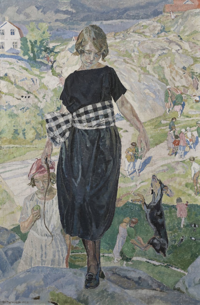 كلب القفز ، 1920 بواسطة Carl Wilhelm Wilhelmson