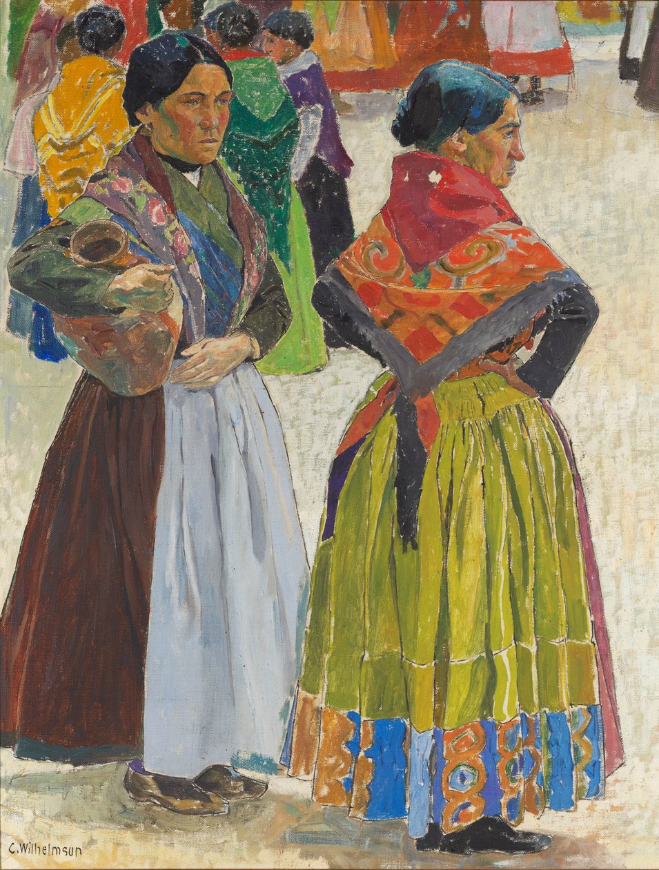 المرأة الاسبانية بواسطة Carl Wilhelm Wilhelmson