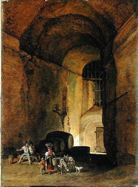 أن أوستريا ، 1830 (1836؟) (زيت على ورق على قماش) بواسطة Carl Wilhelm von Heidick