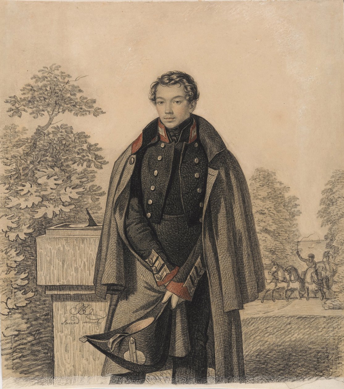 صورة لـ AW Raevsky ، أوائل عام 1820. بواسطة Carl von Hampeln