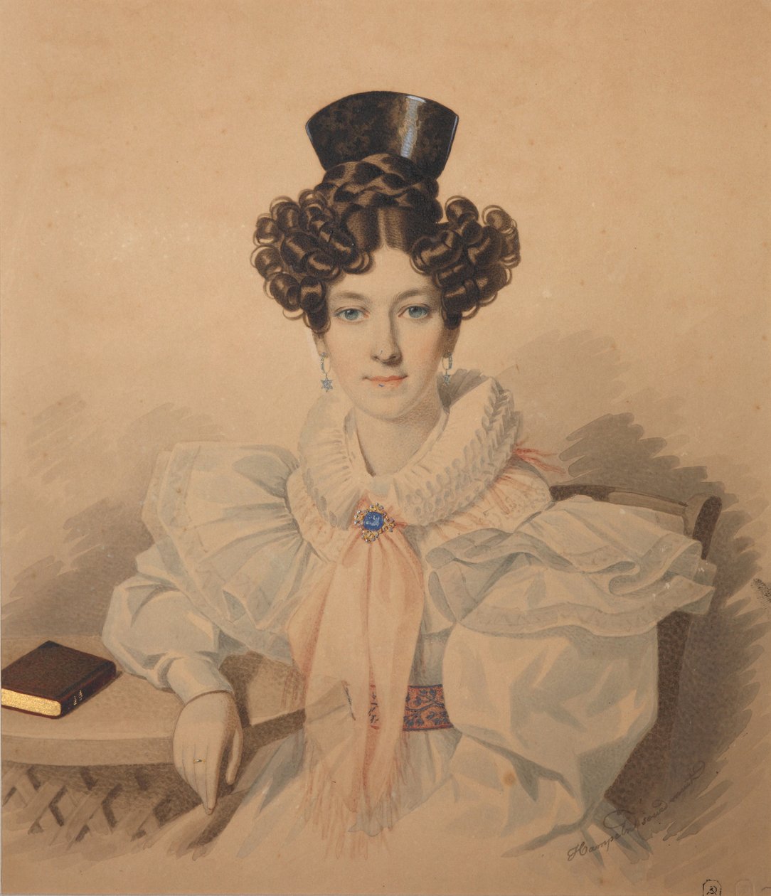 صورة لآنا بلاتونوفنا بلوتينا 1808-1886 ، 1830s. بواسطة Carl von Hampeln