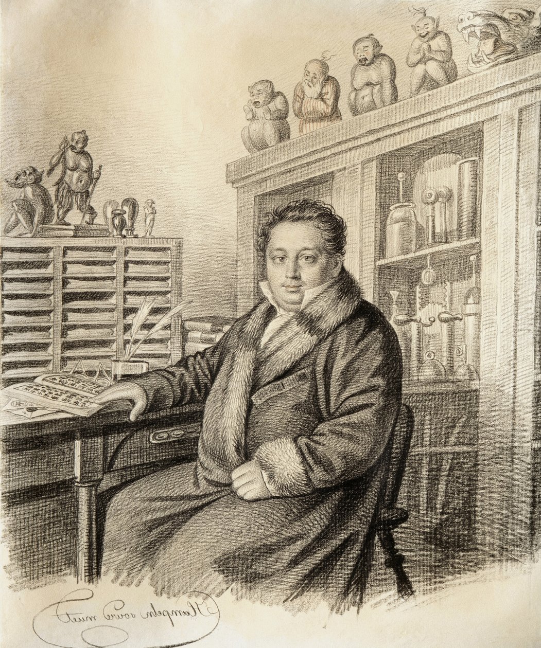 صورة البارون بول لودفيج شيلينغ فون كانشتات 1786-1837 ، قبل عام 1822. بواسطة Carl von Hampeln
