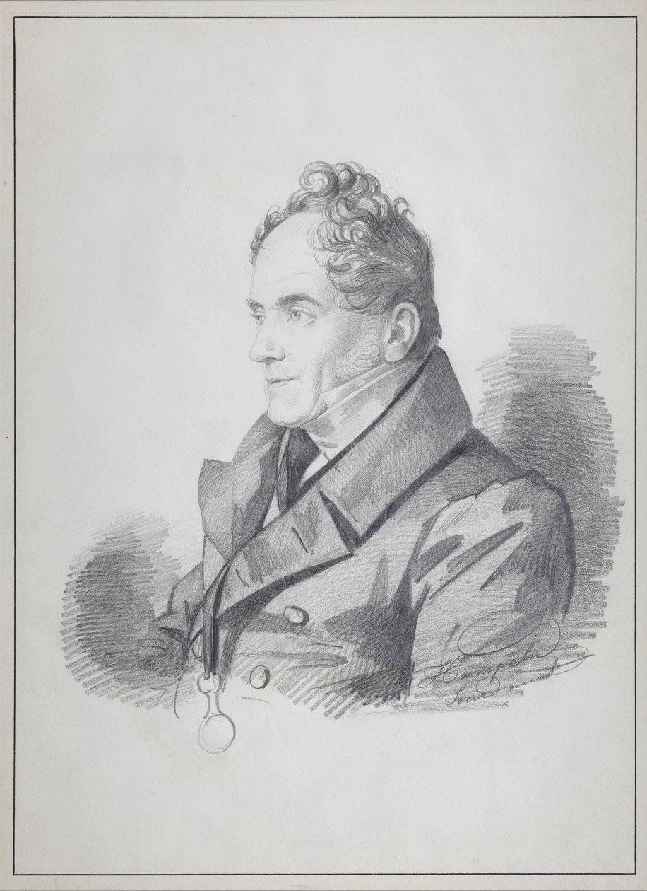 صورة للكونت فيكتور بافلوفيتش كوتشوبي 1768-1834 ، المستشار الإمبراطوري لروسيا ، ج. 1832 بواسطة Carl von Hampeln