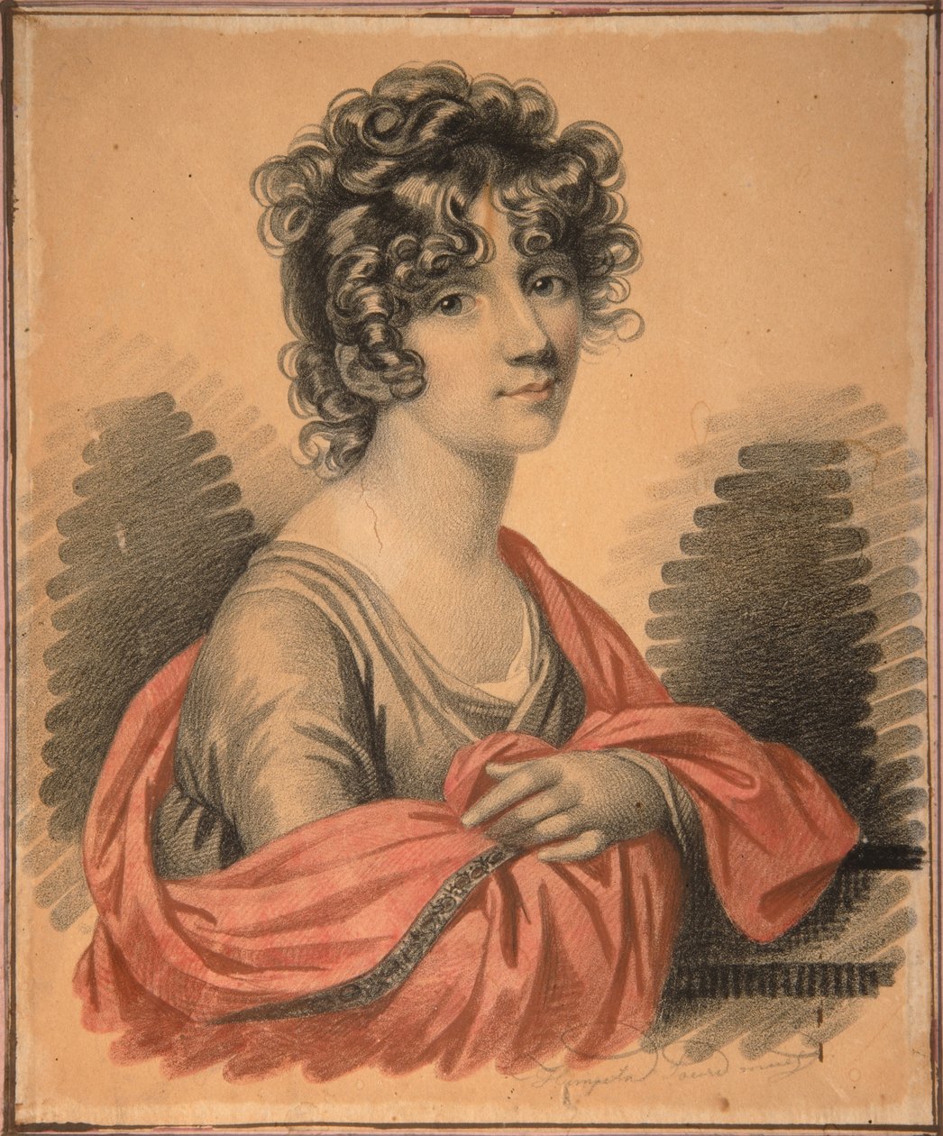 صورة للكونتيسة Varvara Ivanovna Golitsyna -1804 ، née Shipova ، 1820s بواسطة Carl von Hampeln