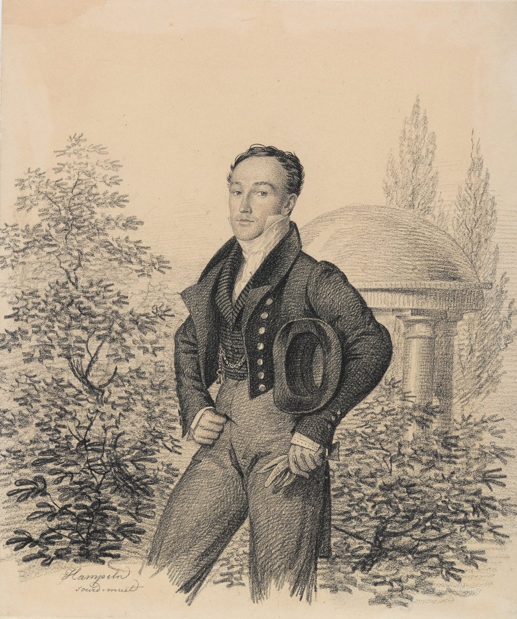 صورة لنيكولاي ألكسندروفيتش كوكوشكين 1792-1873 ، أوائل عشرينيات القرن التاسع عشر. بواسطة Carl von Hampeln