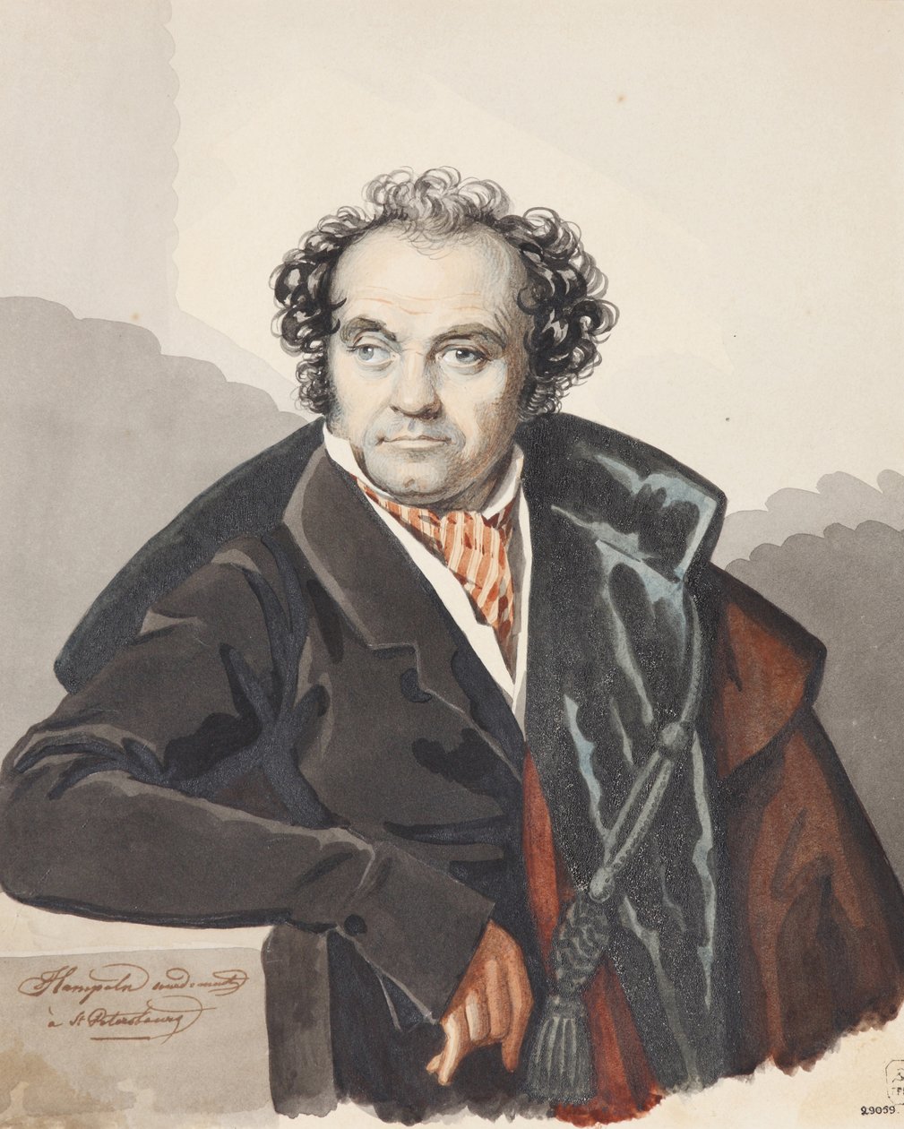 صورة سيرجي دميترييفيتش لفوف 1781-1857 ، 1820s. بواسطة Carl von Hampeln