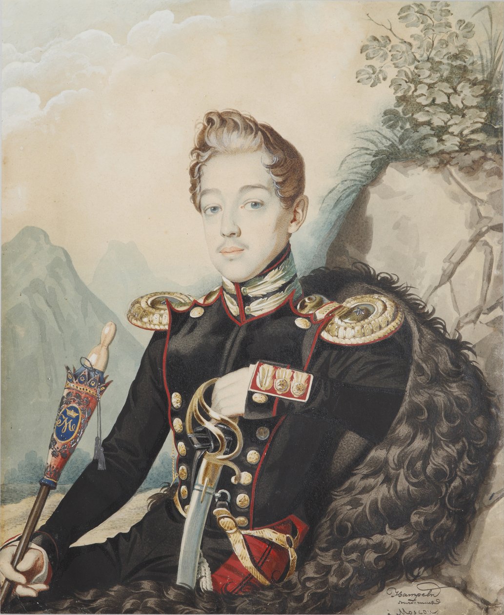 صورة لفاسيلي بتروفيتش ميليوكوف 1814-1872 ، 1839. بواسطة Carl von Hampeln