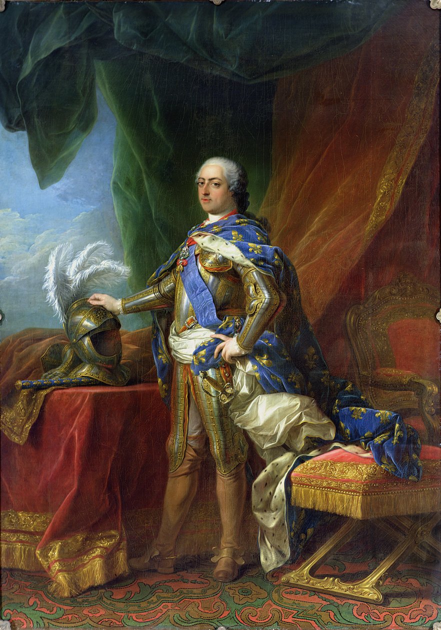 لويس الخامس عشر (1715-1774) ملك فرنسا ونافار ، 1750 بواسطة كارل فان لو