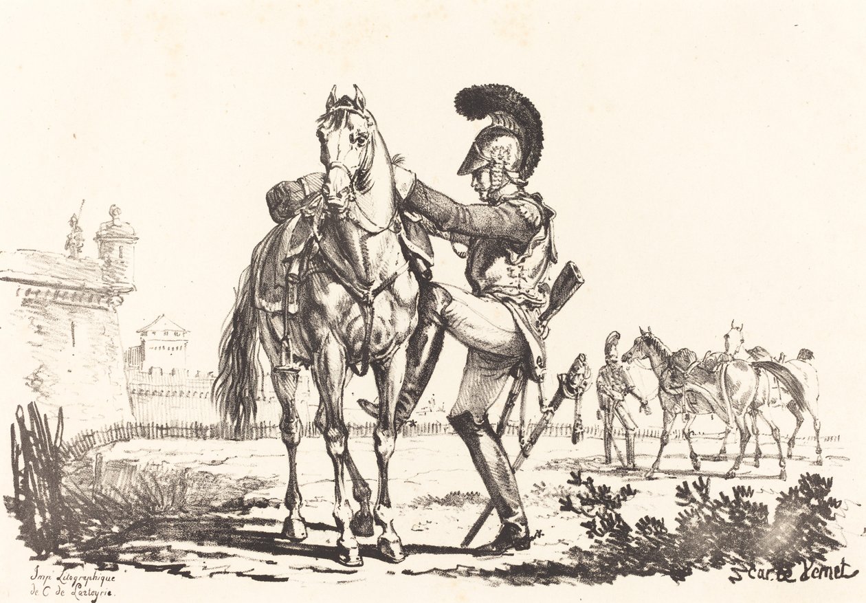 Carabinier تصاعد الحصان بواسطة كارل فيرنت