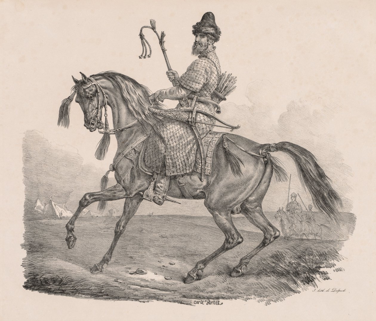 القوزاق كافاليير ، ج. 1820. بواسطة كارل فيرنت