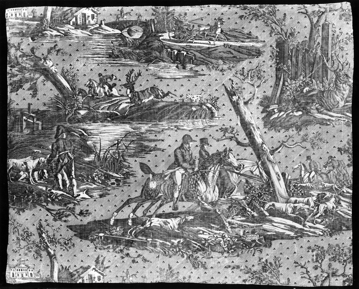 La Route de Jouy (الطريق إلى جوي) (أقمشة مفروشات) بواسطة كارل فيرنت