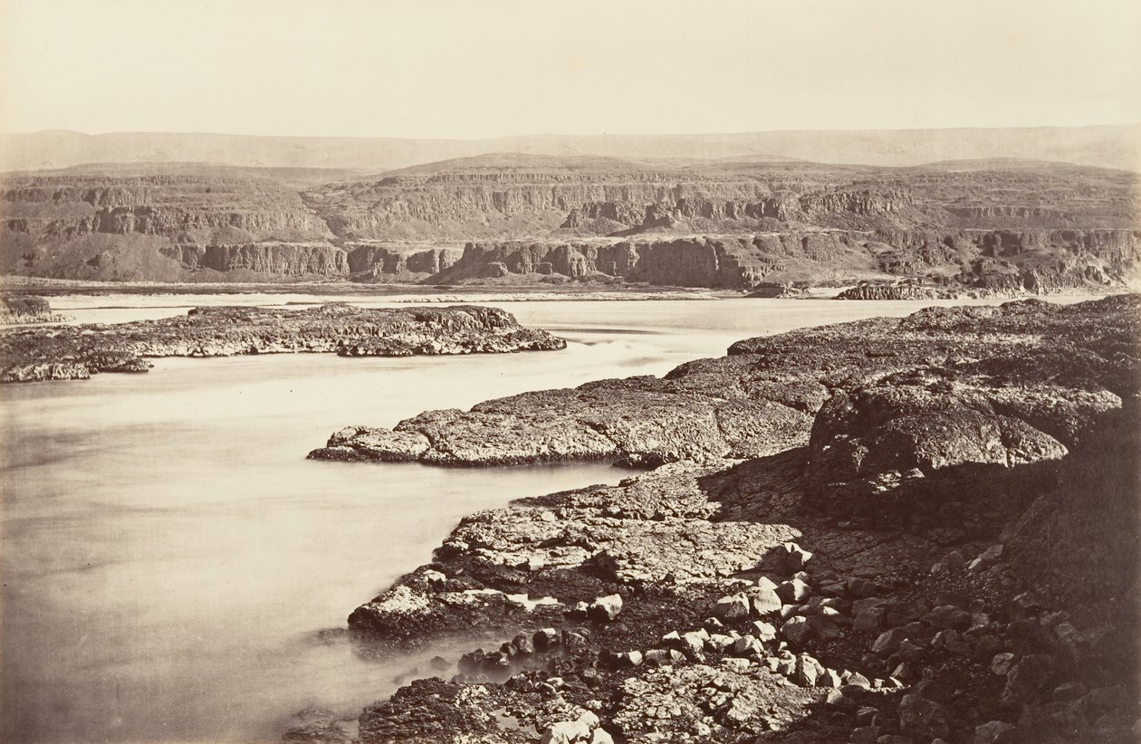 ممر داليس ، أوريغون ، 1867 ، طبع كاليفورنيا. 1876. بواسطة كارلتون إيمونز واتكينز