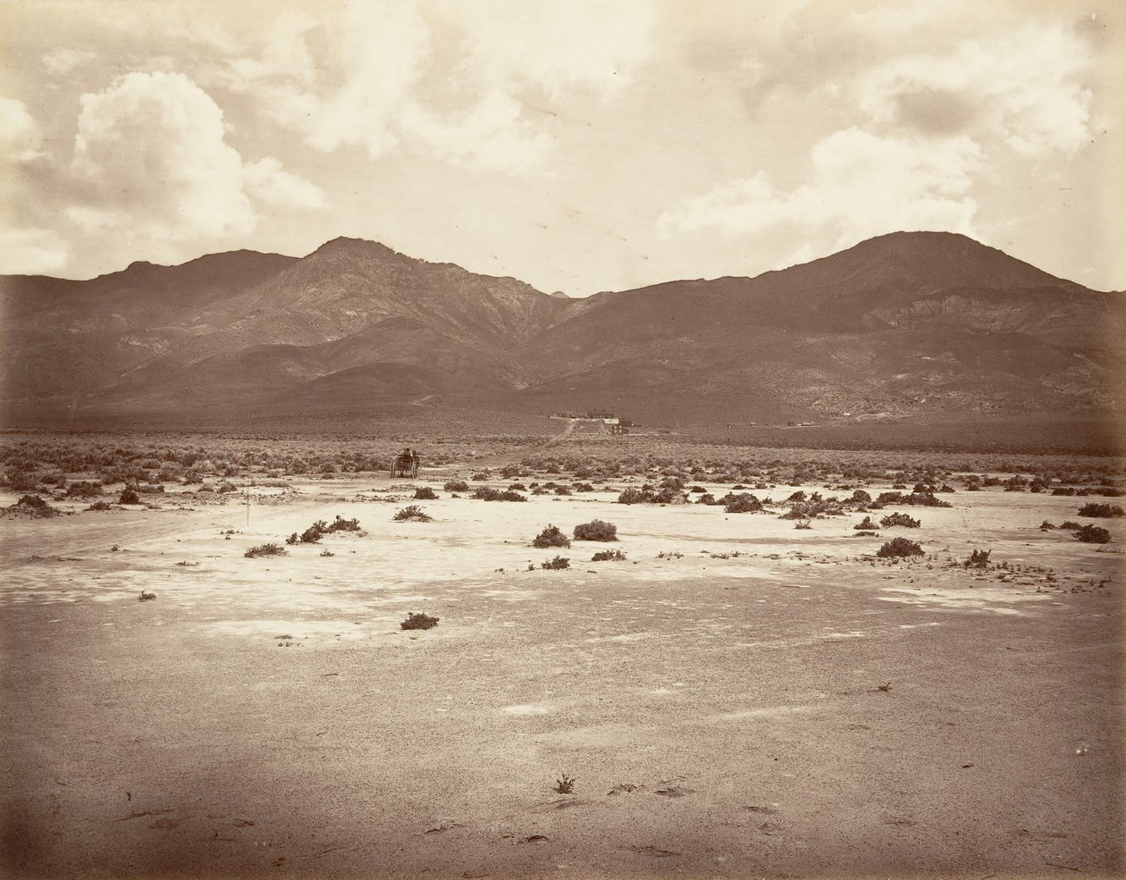 عرض الطريق إلى نفق سوترو ، 1875 ، مطبوع كاليفورنيا. 1876. بواسطة كارلتون إيمونز واتكينز