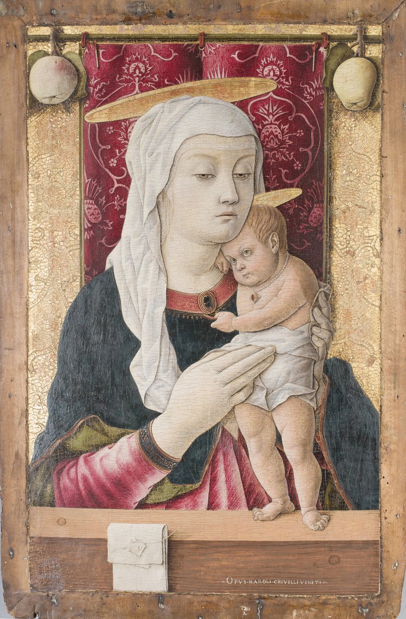 مادونا والطفل ، c.1468 (درجة الحرارة والزيت على اللوحة) بواسطة كارلو كريفيلي
