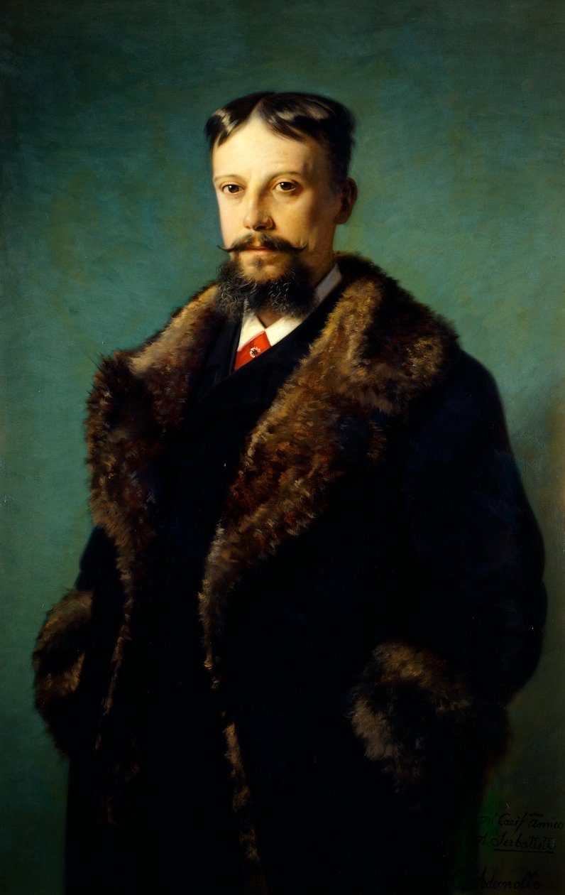 صورة لألفونسو سيرباتيستي ، بواسطة كارلو أديمولو (1824-1911) ، زيت على قماش بواسطة كارلو أديمولو
