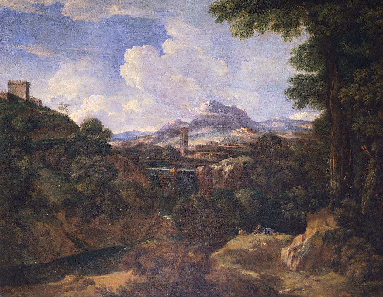منظر طبيعي لأنطونيو تافيلا (1668-1738). بواسطة كارلو أنطونيو تافيلا