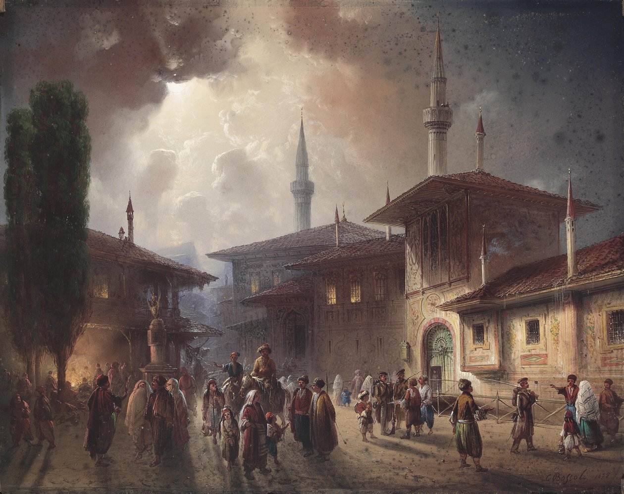 قصر بخشيسراي خان ، 1857 بواسطة كارلو بوسولي