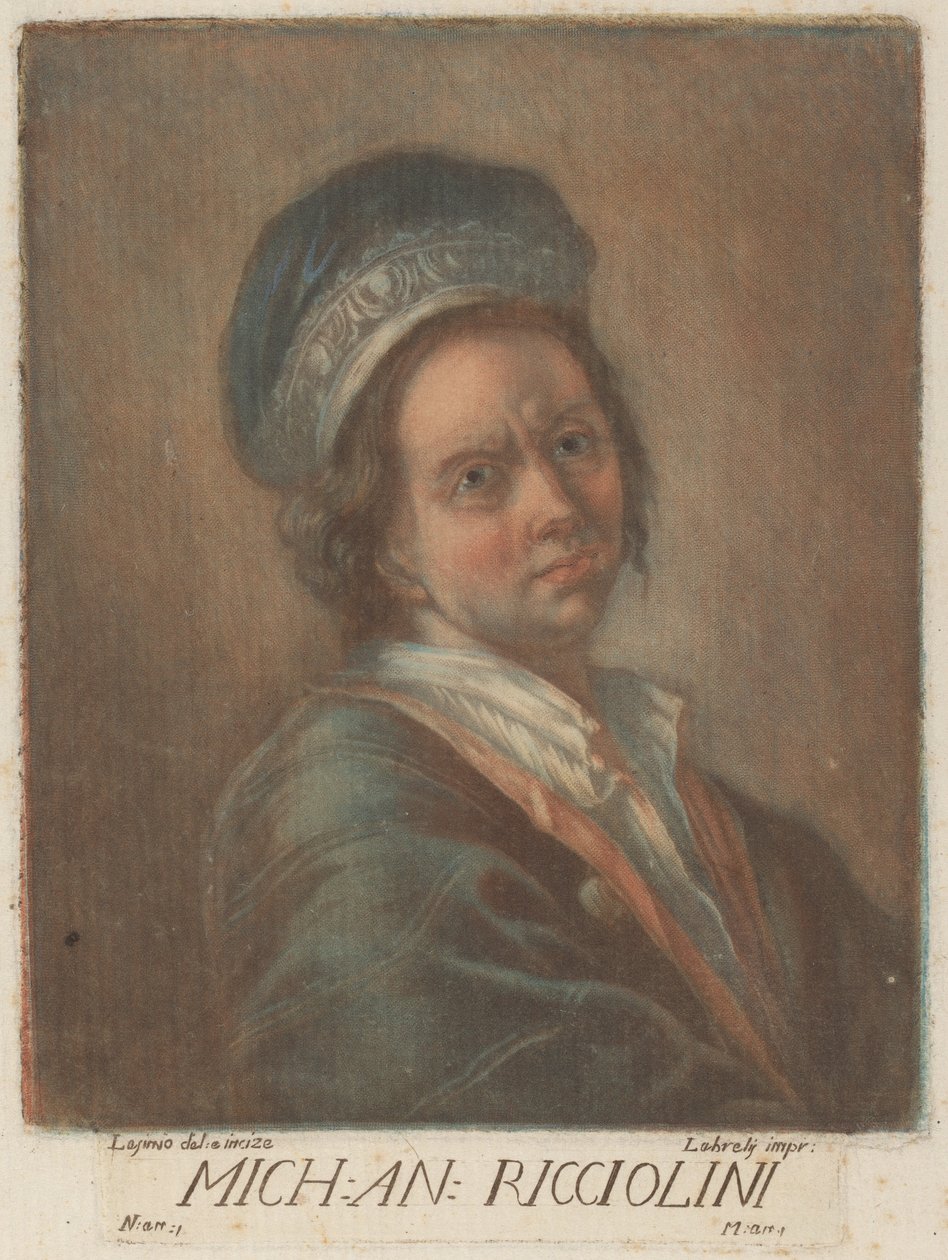 مايكل أنجلو ريتشيوليني ، 1789. بواسطة كارلو لاسينيو