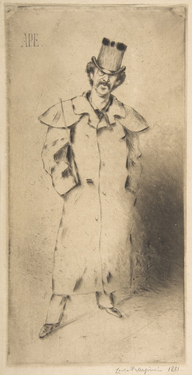 صورة ويسلر ، 1881. بواسطة كارلو بيليجريني