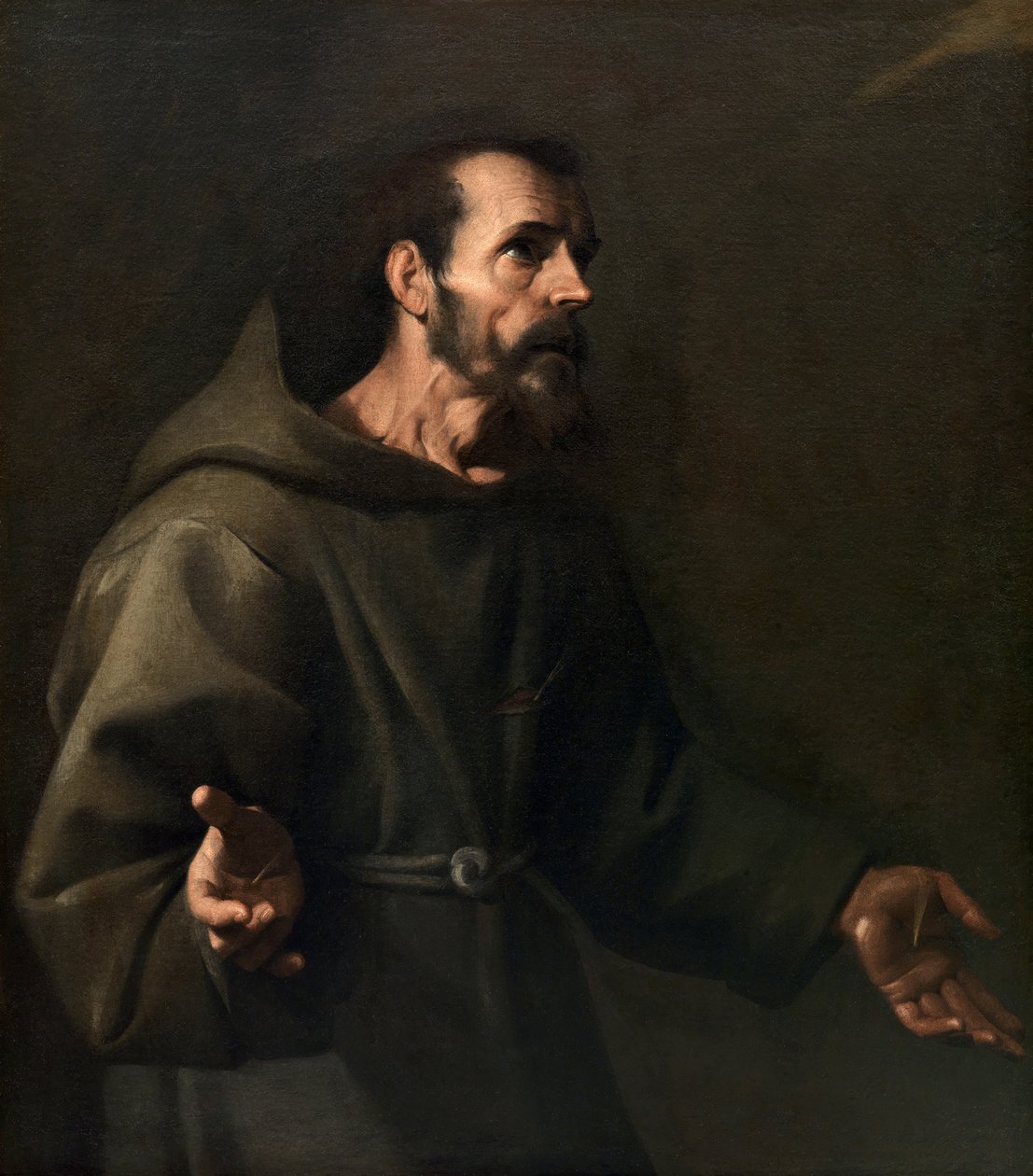 القديس فرنسيس يستقبل Stigmata ، حوالي 1611. بواسطة كارلو سيليتو