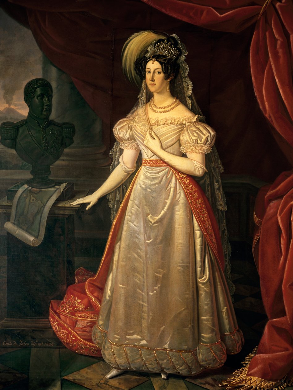 Portrait of Maria Cristina of Savoy (Cagliari بواسطة كارلو دي فالكو
