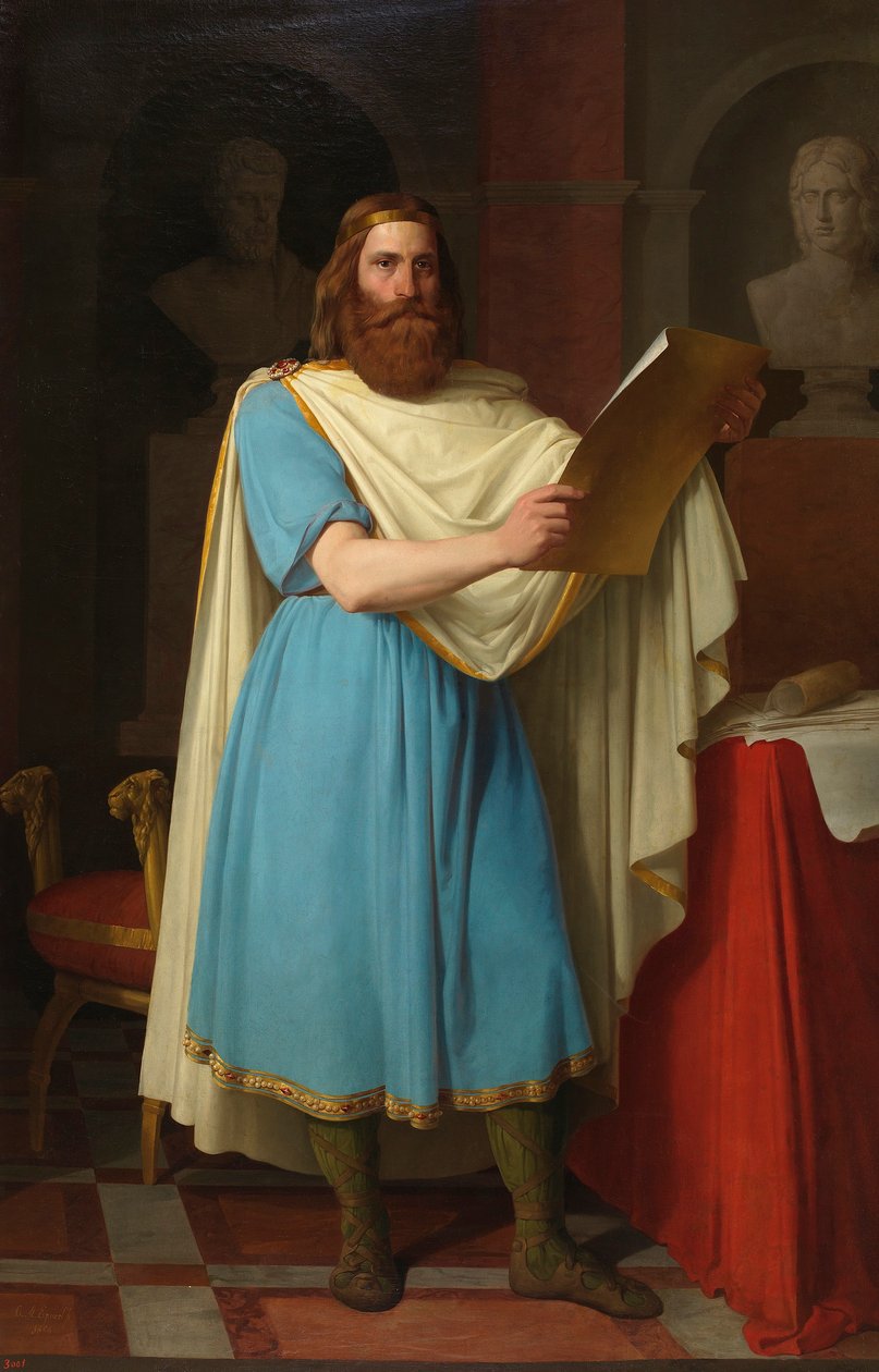 Alarico II ، rey godoAlaric II بواسطة كارلوس ماريا اسكيفيل
