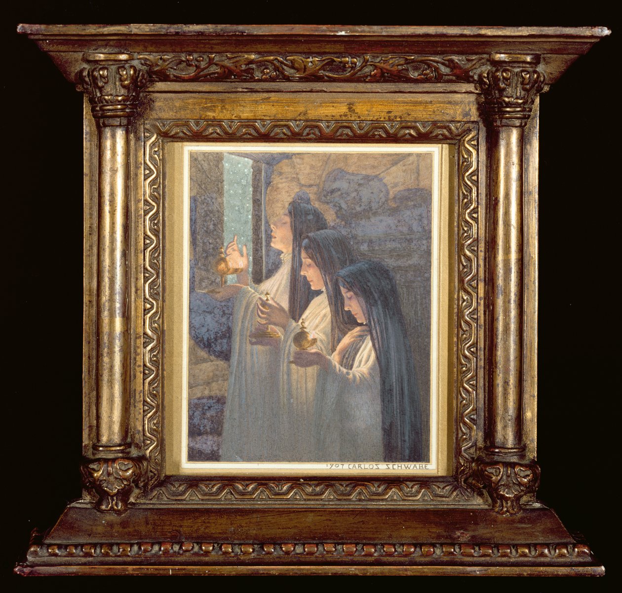 ثلاثة عذارى حكماء ، 1907 بواسطة كارلوس شواب