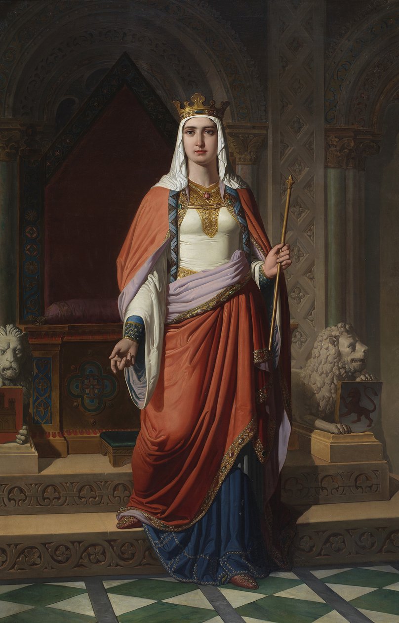 الملكة أوراكا ملكة ليون وقشتالة ، 1857 بواسطة Carlos Múgica y Pérez