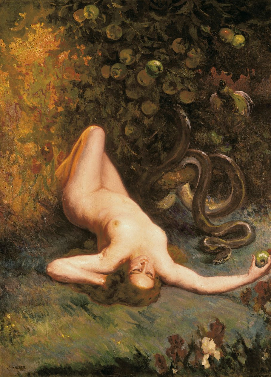 حواء. رسم كارلوس فيرجير فيوريتي (1872-1929) بواسطة كارلوس فيرجير فيوريتي