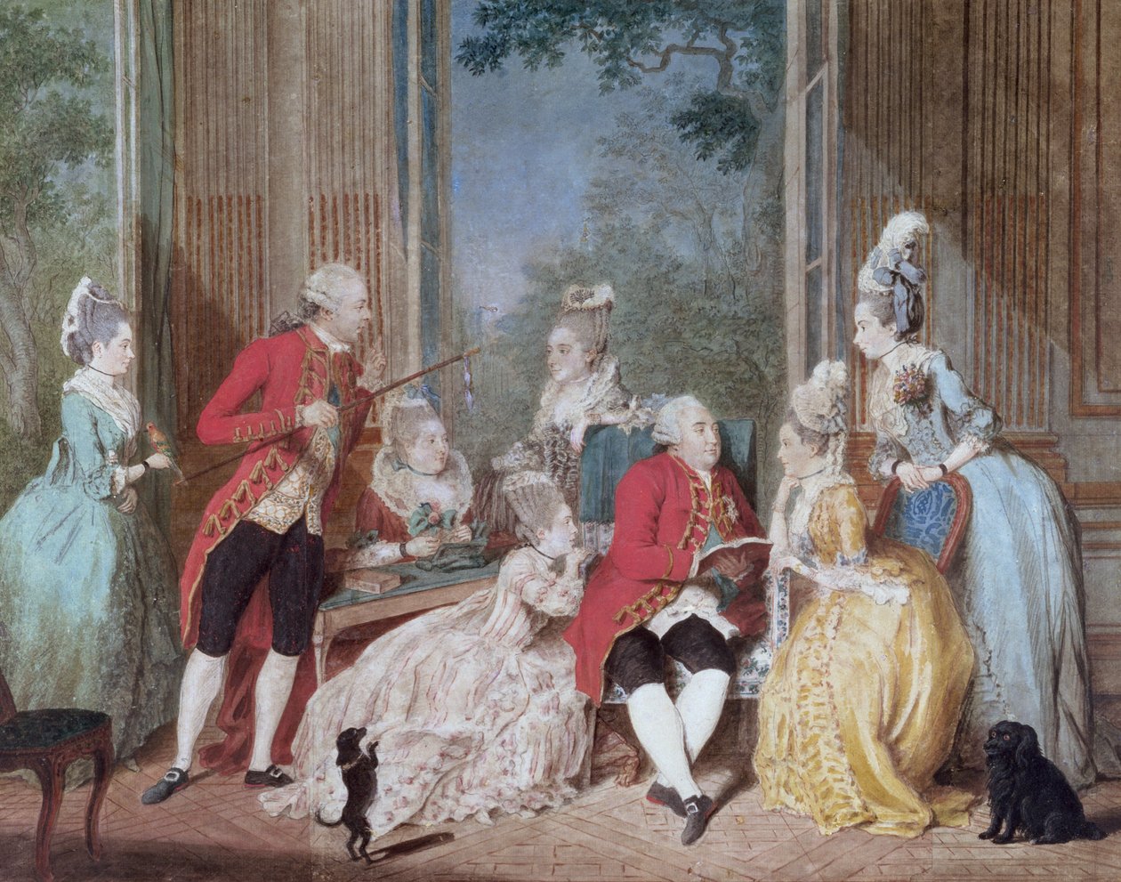 صالون فيليب إيجاليت (1747-1793) دوك دورليانز بواسطة لويس كاروجيس ديت كارمونتيل