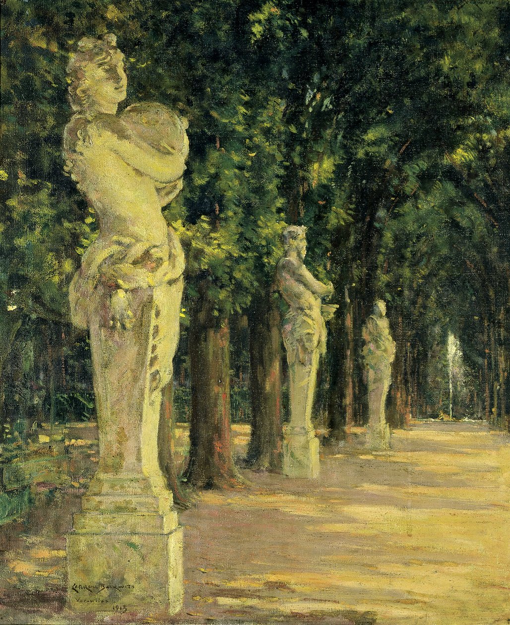 Allee de l'Ete ، فرساي ، 1913. بواسطة كارول بيكويث