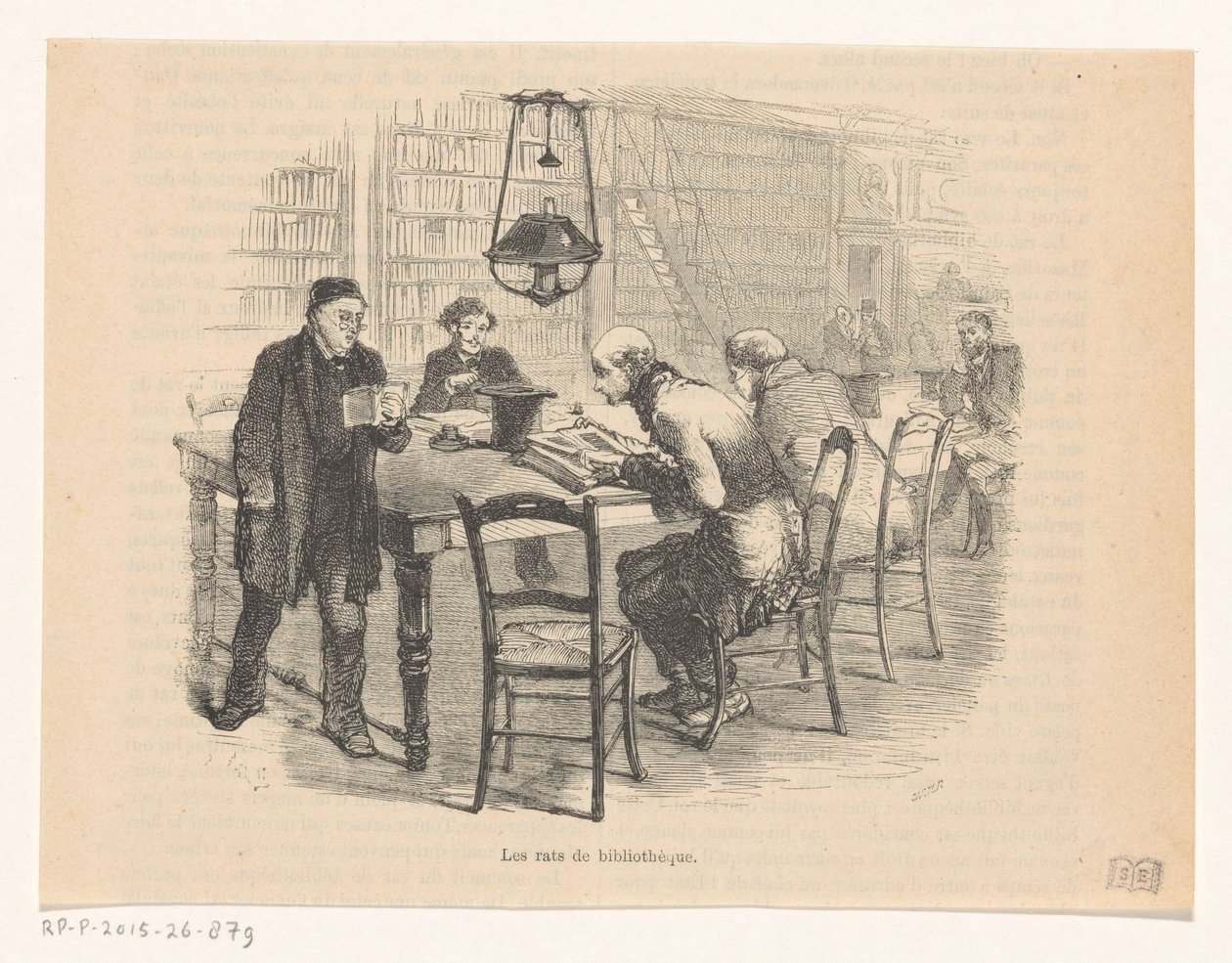 غرفة القراءة في المكتبة Les rats de bibliothèque (العنوان على الكائن) بواسطة كارتر