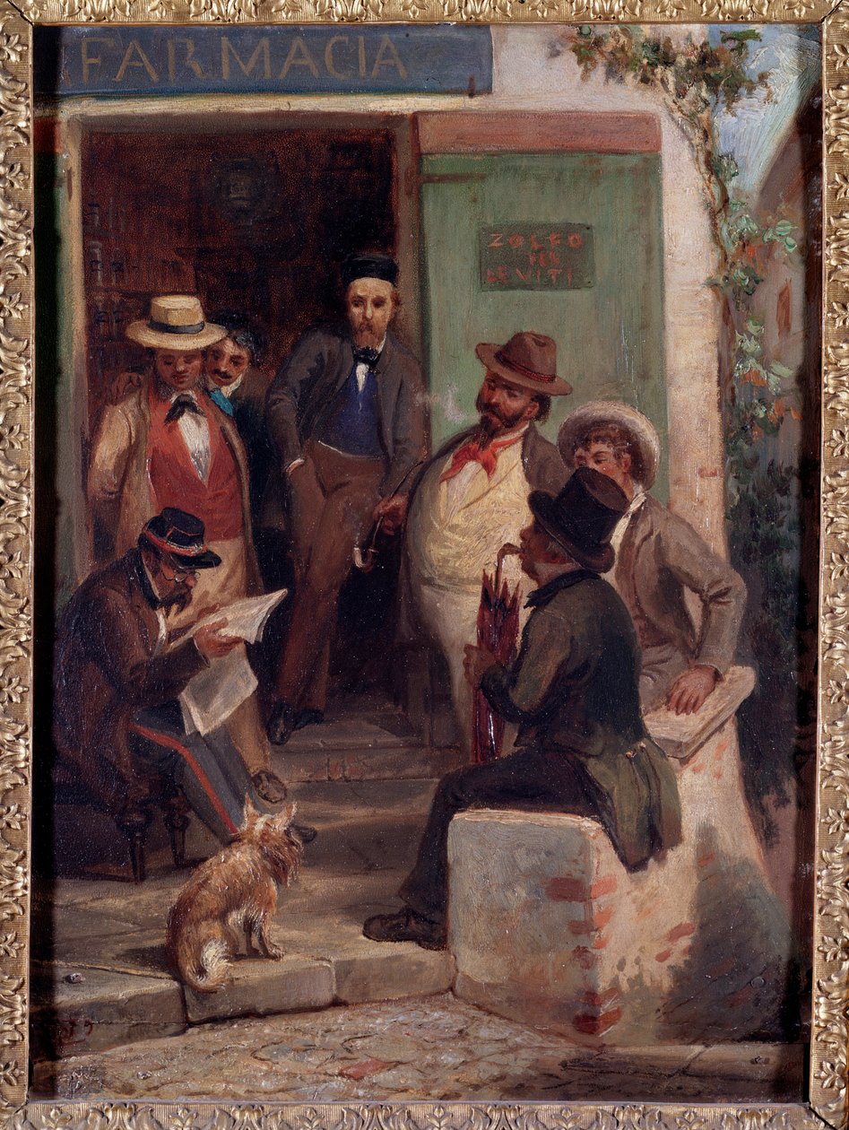 أخبار من الحرب (زيت على قماش بواسطة Casimiro Teja