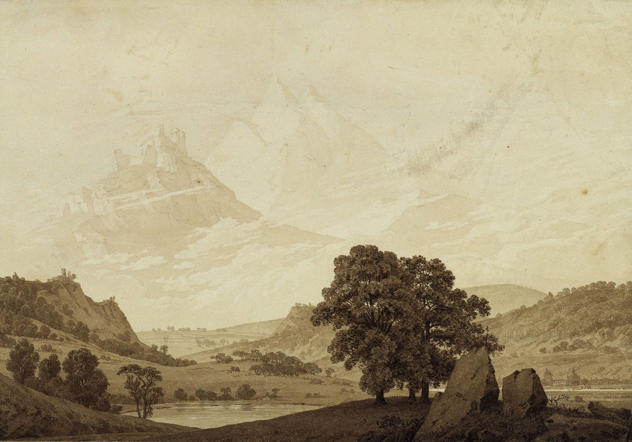 خريف - مساء - نضج من مواسم وأوقات اليوم وأعمار دورة الرجل 1803 بواسطة كاسبار ديفيد فريدريش